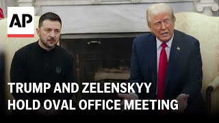 Trump and Zelenskyy hold Oval Office meeting [upl. by Rehoptsirhc]