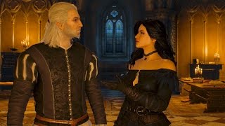 Imperial Audience Geralt Meets Emhyr var Emreis and Yennefer in Vizima Witcher 3  Quest [upl. by Dry588]