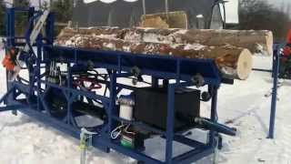 Homemade Firewood processor  First run [upl. by Assirrec]