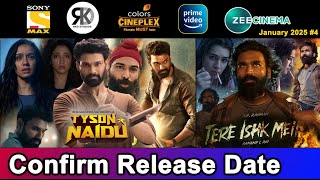 2 Upcoming New South Hindi Dubbed Movies  Confirm Release Date  Tyson Naidu  January 2025 4 [upl. by Salvatore630]