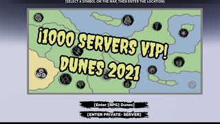 quot1000 Servidores VIP Dunesquot  Private Server Codes  Shindo Life 2 [upl. by Darrej807]