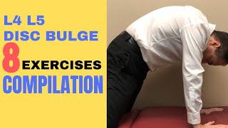 8 Best Exercise For L4 L5 Disc Bulge Exercises COMPILATION VIDEO by Dr Walter Salubro [upl. by At]