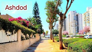 Ashdod Walking Tour Springtime Beautiful Israel [upl. by Aletha688]