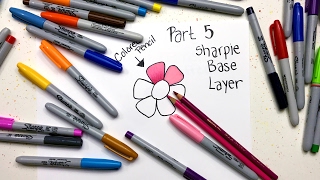 Sharpie Coloring Secrets Part 5  Sharpie Base Layer [upl. by Server]