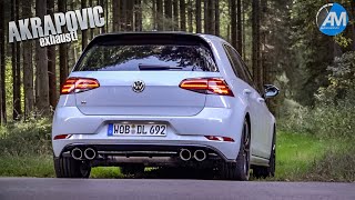 Golf 7 R Facelift  Akrapovic  pure SOUND💥 [upl. by Elletsirhc985]