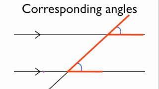 Angles in parallel lines corresponding angles [upl. by Esimaj]