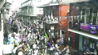 EarthCam Live Mardi Gras in New Orleans [upl. by Kass983]