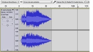 Audacity como aplicar fade in e fade out [upl. by Neemsay]