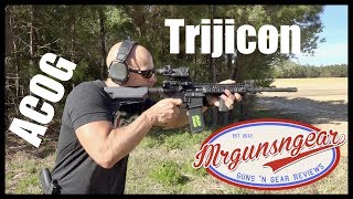 Trijicon TA02 ACOG 4x Battery Illuminated LED Combat Optic Review HD [upl. by Gahl]