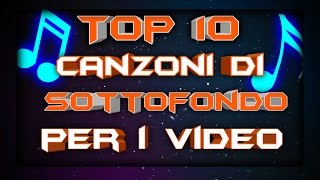 Le 10 canzoni migliori di sottofondo per i video [upl. by Yeliak86]