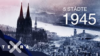 Deutschland von oben 1945 – 5 Städte  Terra X [upl. by Nnahgiel]