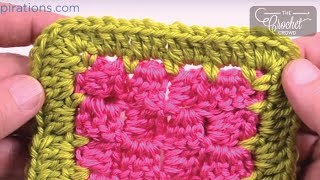 Crochet Border  Corner to Corner C2C  BEGINNER  The Crochet Crowd [upl. by Obmar]