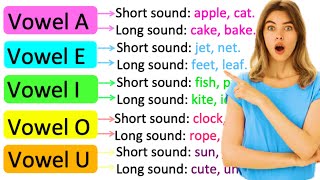 VOWELS amp CONSONANTS  Whats the difference  Learn with examples [upl. by Ehr]