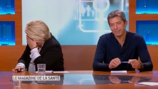 Fou rire général au Magazine de la Santé avec Thierry Lhermitte  France 5 [upl. by Charil]