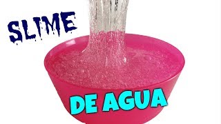 Haz SLIME DE AGUA Probando recetas de 💦Water Slime💦 [upl. by Irrahs]