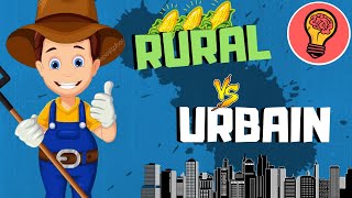 💡 MILIEU URBAIN vs MILIEU RURAL [upl. by Nilyram535]