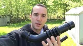 Fuel Filler neck tank Hose repair  EASY FIX [upl. by Noemys]