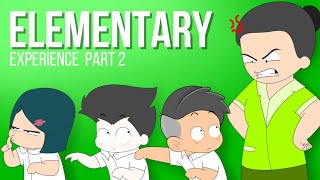 ELEMENTARY EXPERIENCE Part 2  Pinoy Animation [upl. by Rumery]