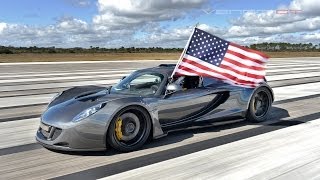 Worlds Fastest 27049 mph Hennessey Venom GT [upl. by Mona765]