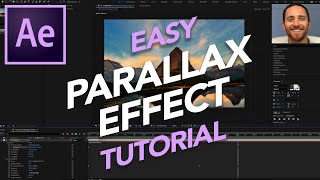 Easy Parallax Effect Tutorial in Adobe After Effects [upl. by Ardolino711]