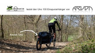 Einspur Lastenanhänger fürs Rad  Aevon Uno 100 [upl. by Irvine538]