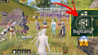 ALL PLAYERS CALLED ME BOOTCAMP😱REAL KING OF BOOTCAMP  Pubg Mobile [upl. by Deyes]