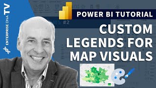 How To Create Custom Legend For Map Visuals In Power BI [upl. by Aicilaanna]