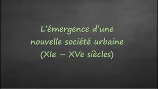 5ème  Lémergence des sociétés urbaines [upl. by Ymas]