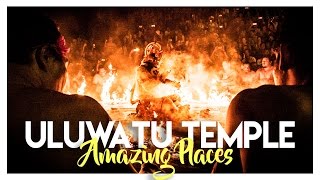 KECAK FIRE DANCE AT ULUWATU TEMPLE [upl. by Hollah]