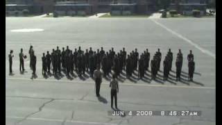 Marine Boot Camp Marching Cadence [upl. by Ativel]