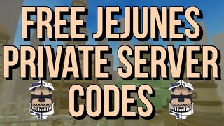 Jejunes Private Server Codes  Shindo Life  Roblox [upl. by Bettzel]