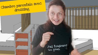 Chambre parentale avec dressing ouvert plan combien de m2 3 exemples [upl. by Nwhas]