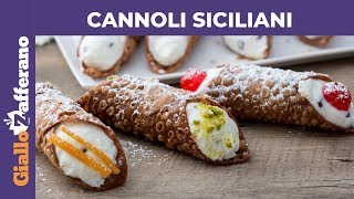 CANNOLI SICILIANI RICETTA ORIGINALE [upl. by Alexa257]