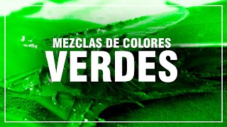 CÓMO HACER EL COLOR VERDE ✅ Mezclas de Colores Fácil 🎨 [upl. by Irahs650]