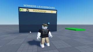 How to make a Winners Leaderboard in Roblox [upl. by Martinsen]