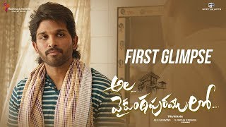 Ala Vaikunthapurramuloo First Glimpse  Allu Arjun Pooja Hegde  Trivikram  Thaman S  AA19 [upl. by Hterrag]