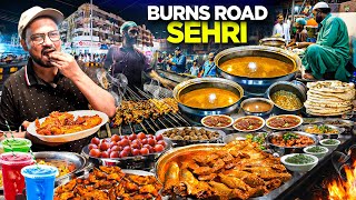 Nihari at Waheed Kabab  Burns Road Ramadan Street Food  Best Sehri in Karachi Pakistan [upl. by Alemahs]