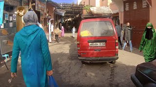 Walking Tour of Real MARRAKECH — Morocco Africa Video Walk【4K】🇲🇦 [upl. by Garibull]