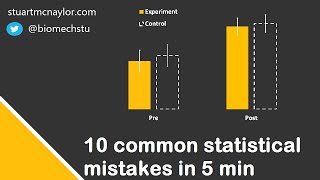 Ten Statistical Mistakes in 5 Min [upl. by Anoik]