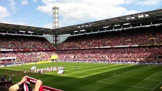 1FC Köln Hymne live  HD [upl. by Nwavahs463]