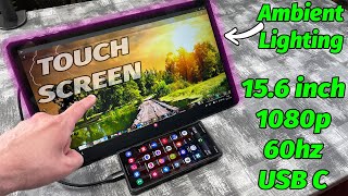 Uperfect 156 inch Portable Touchscreen Monitor  Review [upl. by Nodmac]