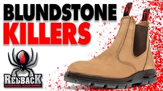 REDBACK  Most comfy boots EVER  CUT IN HALF  Blundstone Killers [upl. by Jerad]