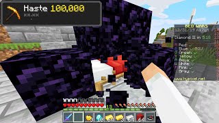 I secretly used Haste 100000 in Minecraft Bedwars [upl. by Behlke]