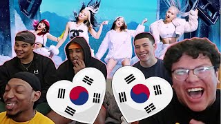 AMERICANS REACT TO BLACKPINK  How You Like That MV [upl. by Vedette]