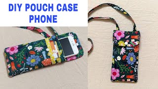 Pouch Case Phone  Easy Bag Sewing Ideas [upl. by Yssirhc]