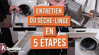 Comment faire lentretien de votre seche linge en 5 étapes [upl. by Oirasan673]