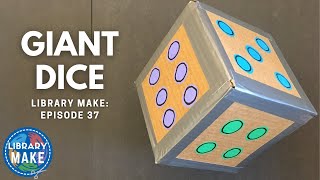 DIY Literacy Giant Dice LIBRARY MAKE [upl. by Agnot]