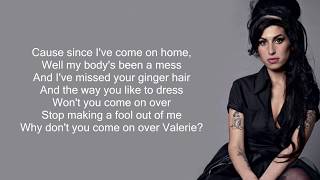 Amy Winehouse  Valerie Lyrics [upl. by Aneekan945]