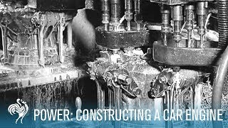 Power Constructing a Car Engine 19301939  British Pathé [upl. by Maidel]