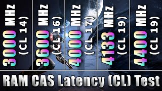 RAM CAS Latency Tested  CL14 vs CL16 vs CL17 vs CL19 [upl. by Si]